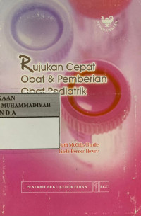 Rujukan cepat obat & pemberian obat pediatrik