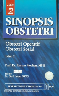 Sipnosis obstetri obstetri operatif obstetri sosial jilid 2