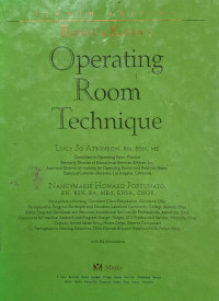 Berry & kohn`s operating room technique