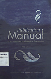 Image of Publication manual