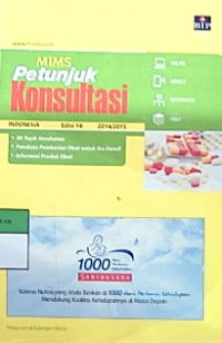 Image of Mims petunjuk konsultasi indonesia : 50 topik kesehatan, panduan pemberian obat untuk ibu hamil