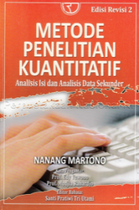 Metode Penelitian Kuantitatif : Analisis Isi dan Analisis Data Sekunder