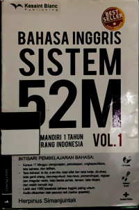 Bahasa inggris sistem 52 M kursus mandiri 1 tahum untuk oramg Indonesia