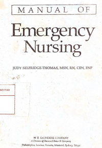 Manual of emergency nursing