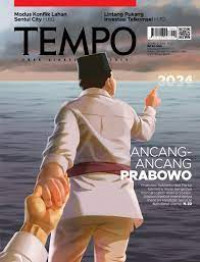 Image of Tempo enak dibaca dan perlu: ancang-ancang Prabowo
