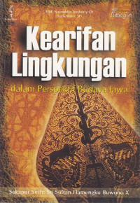 Kearifan lingkungan dalam perspektif budaya jawa