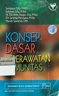 Konsep dasar keperawatan komunitas