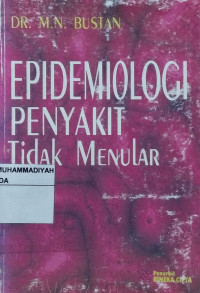 Epidemiologi penyakit tidak menular