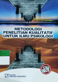 Metodologi penelitian kualitatif untuk ilmu psikologi