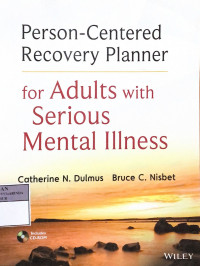 Person-centered recovery planner for adults with serious mental illness