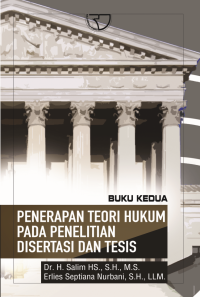 Penerapan teori hukum pada penelitian disertasi dan tesis buku kedua