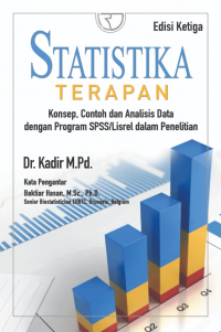 Statistika terapan : konsep, contoh dan analisis data dengan program SPSS/lisrel dalam penelitian Ed 3